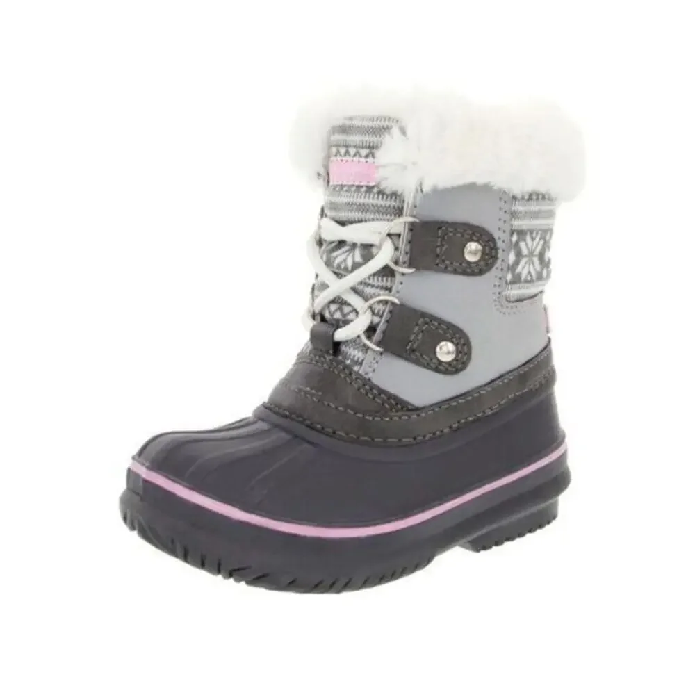 LONDON FOG Girls Toddler Cold Weather Snow Boot Size 7 #Bag CA